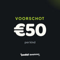 Voorschot 50 euro per kind, padelkamp herfstvakantie 2026